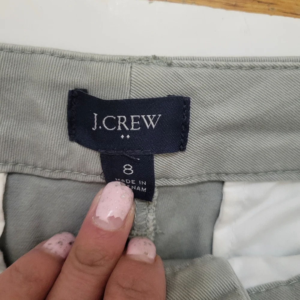 J.Crew Ankle Chino Sage Color EUC Coastal‎ Preppy